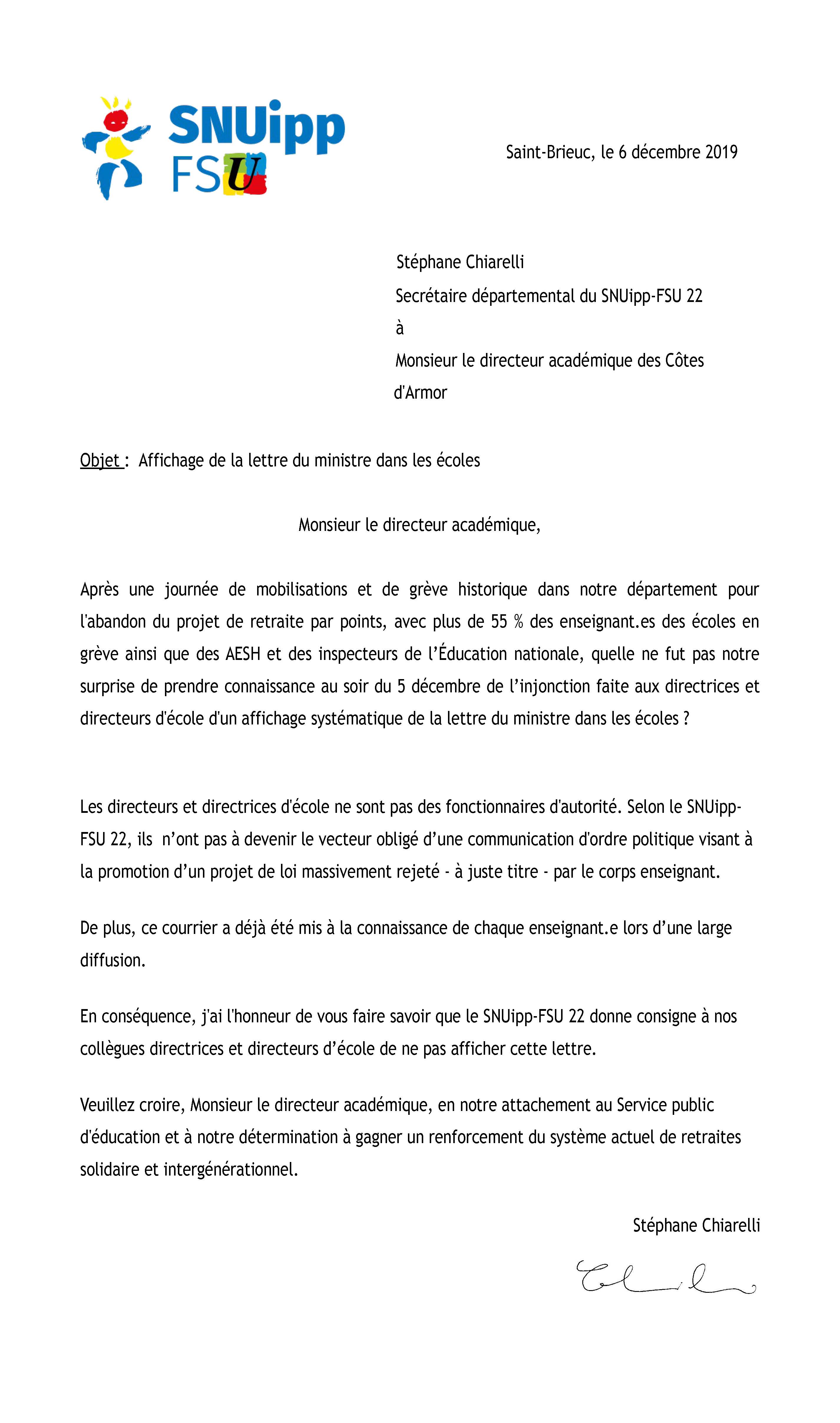 Lettre De Plainte Contre Un Directeur – Financial Report